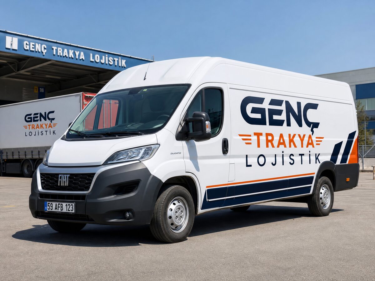 Genç Trakya Lojistik markalı panelvan